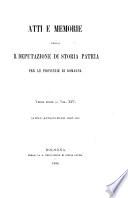 Atti e memorie