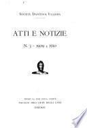 Atti e notizie
