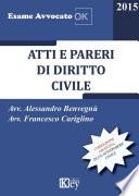 Atti e pareri di diritto civile