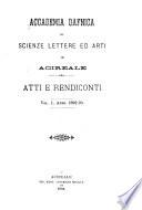 Atti e rendiconti