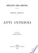 Atti parlamentari del Senato del Regno documenti