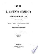 Atti parlamentari