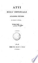 Atti. Vol. 1; memorie de matematica e fisica, 1816