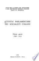 Attività parlamentare dei socialisti italiani: 1909-1913