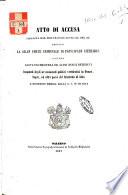 Atto di accusa proposta dal Procuratore Generale del re presso la Gran Corte Criminale di Principato Citeriore contro Giovanni Nicotera ed altri molti detenuti imputati degli avvenimenti politici verificatesi in Ponza ... e decisione emessa dalla G. C. su di essa