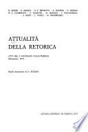 Attualità della retorica