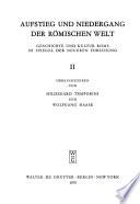 Aufstieg und Niedergang der römischen Welt: Principat. v