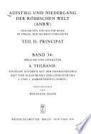Aufstieg und Niedergang der römischen Welt: Principat. v