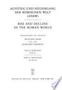 Aufstieg und Niedergang der römischen Welt: Principat. v