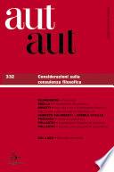 Aut aut 332 - Considerazioni sulla consulenza filosofica
