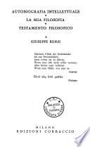 Autobiografia intellettuale