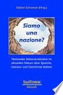Autocoscienza nazionale nell'attuale discorso su lingua, letteratura e storia italiana