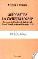 Autogestire la comunità locale