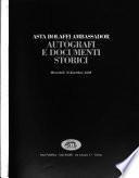 Autografi e documenti storici