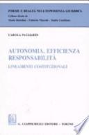 Autonomia, efficienza, responsabilità