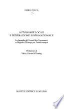 Autonomie locali e federazione sovranazionale