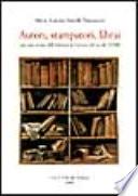 Autori, stampatori, librai