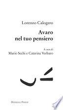 Avaro nel tuo pensiero