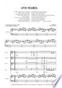 AVE MARIA by Schubert - Italian Lyrics - Choir SATB - With Choir Parts