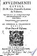 Avvedimenti civili
