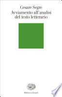 Avviamento all'analisi del testo letterario