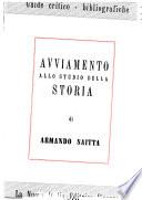 Avviamento allo studio della storia : dall'antichità all'età moderna