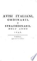 Avvisi italiani, ordinarii e straordinarii