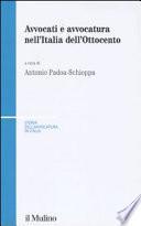 Avvocati e avvocatura nell'Italia dell'Ottocento
