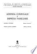 Azienda coniugale e impresa familiare