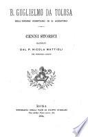 B. Guglielmo da Tolosa, dell'ordine romitano di S. Agostine