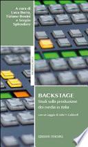 Backstage. Studi sulla produzione dei media in Italia