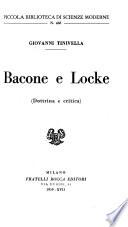 Bacone e Locke