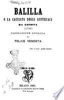 Balilla o la cacciata degli austriaci da Genova, (1746)