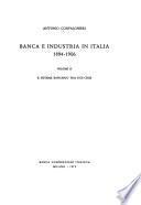 Banca e industria in Italia, 1894-1906: Il sistema bancario tra due crisi