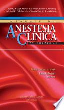 Barash-Manuale Di Anestesia Clinica 7a edizione