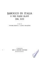 Barocco in Italia e nei paesi slavi del Sud