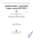Bartolomeo Cavaceppi, scultore romano (1717-1799)