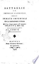 Battaglie ed imprese gloriose delle armate imperiali per la liberazione d'Italia. Tomo 1. [-3]