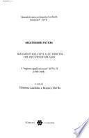 Beatissime pater