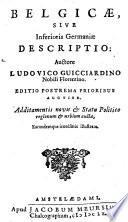 Belgicae, sive Inferioris Germaniae, descriptio