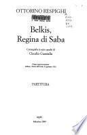 Belkis, regina di Saba