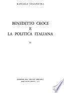 Benedetto Croce e la politica italiana ...