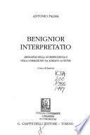 Benignior interpretatio