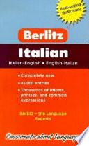 Berlitz Pocket Dictionary/Dizionario Tascabile