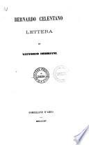 Bernardo Celentano lettera di Vittorio Imbriani