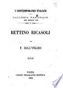 Bettino Ricasoli per F. Dall'Ongaro