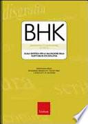 BHK. Scala sintetica per la valutazione della scrittura in età evolutiva