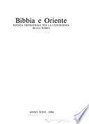 Bibbia e oriente