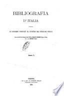 Bibliografia d'Italia compilata sui documenti comunicati dal Ministero dell'istruzione pubblica