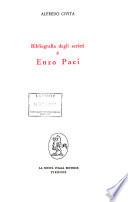 Bibliografia degli scritti di Enzo Paci